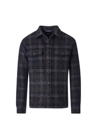 Venti - Herren Hemdjacke kariert - Blau