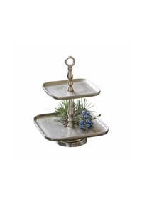LOBERON Etagere Tuarla silber - Etagere - silber