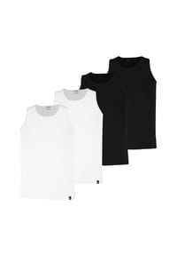 PUMA® - Herren Tank Tops, 4er Pack - Tank Top 4P, Unterhemd, Rundhals, Regular Fit - Schwarz