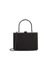 Kazar - Schwarze Clutches in fester Form mit Griff - Schwarz