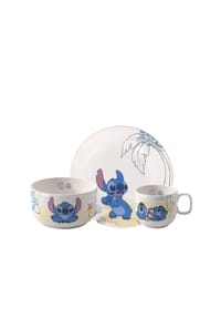 Villeroy & Boch Kindergeschirr-Set Disney Stitch 3er Set bunt - DISNEY STITCH - bunt