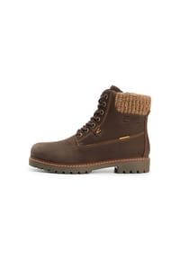 camel active - Hoher Schnürboot aus Nubukleder - Braun