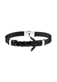 Adelia's Bold Style - Armband aus Leder 23 cm - schwarz