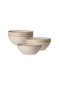 Ritzenhoff & Breker Schalen Olivia ø 15,5 cm 6er Set beige - OLIVIA - beige
