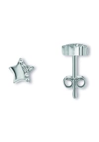 ONE ELEMENT Shine Bright Line - Zirkonia Stern Ohrringe Ohrstecker aus 925 Silber - silber