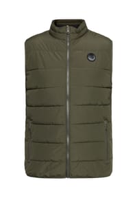 GLOBETROTTER - Steppweste, Stehkragen, für Herren - 488  AQUA BLUE MEL