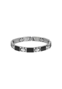 zeeme STAINLESS STEEL - Armband Edelstahl - schwarz