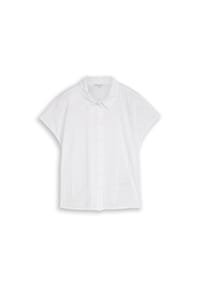 DENIM TOM TAILOR - Bluse, Lochstickerei, für Damen - 20000 WHITE