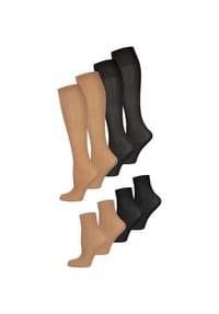 nur die - Basicsocken Strümpfe & Söckchen Cotton 60 DEN - marine, amber
