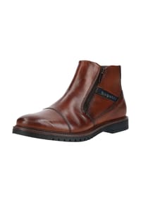 bugatti - Leder Stiefelette CAJ - Cognac