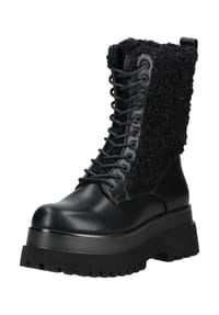REPLAY - Lederimitat/Textil Stiefel - Schwarz