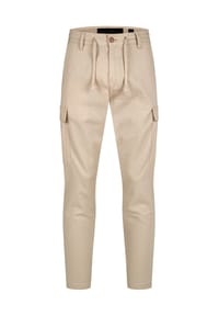 INDICODE - Leinenhose Cargo Leonardo - Army