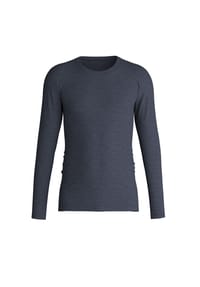 CALIDA - Herren Langarm-Shirt aus Wolle und Seide Wool & Silk - dark sapphire
