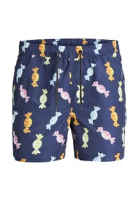 JACK & JONES - Badeshorts Fiji Swimshorts mit Tunnelzug - dunkelblau