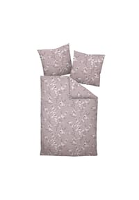Janine® - Bettwäsche 2 teilig - Tango, Mako-Soft-Seersucker, Baumwolle, floral - Rosa