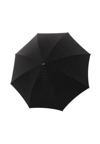 doppler MANUFAKTUR - Cottage Diplomat Stockschirm 91 cm - schwarz gemustert