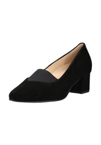 HASSIA - Veloursleder Pumps - Schwarz