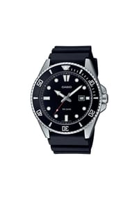 CASIO TIMELESS COLLECTION - Herrenuhr "MDV-107-1A1VEF" - silber/schwarz