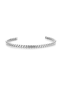 GLANZSTÜCKE MÜNCHEN - Armreif Edelstahl - silber