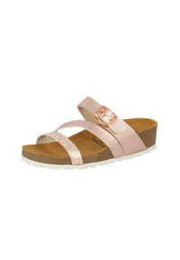 LICO - Pantolette Natural Glitter - rosa