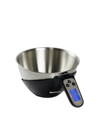 COFI - EQUILIBRA Küchenwaage mit Edelstahl-Schüssel 5 kg Kapazität - 