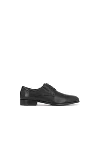 Kazar - Halbschuhe aus Leder in Schwarz für Herren Derby mit Toe cap Nase - Schwarz