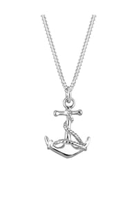 elli. - Halskette Anker Symbol Maritim Meer 925 Sterling Silber - Gold