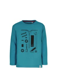 Band of Rascals - Longsleeve Scooter Parts - petrol