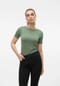 VERO MODA® T-Shirt, Slim-Fit, U-Boot-Ausschnitt, für Damen Bild 8