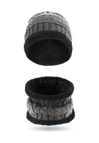 normani® - Kebili Winterset mit Fell - Braun/Braun