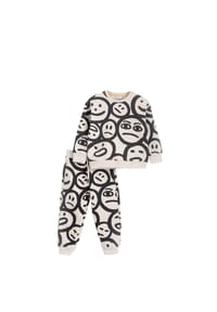 Solang - Freizeitanzug mit Allover-Print - Beige