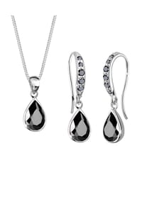 elli. - Schmuckset Elli Schmuckset Tropfen Zirkonia 925 Sterling Silber - Weiß