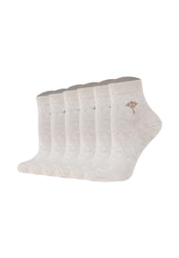 JOOP! - Damen Quartersocken, 6er Pack - Daily Glam Organic GOTS Quarter, Baumwoll-Mix, uni - Anthrazitmelange