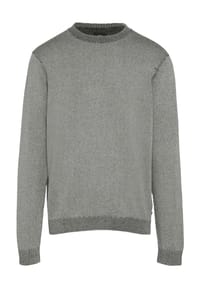 QS - Strickpullover, Baumwolle, für Herren - 91W1 GREY/BLACK
