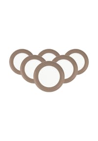 Seltmann Weiden Frühstücksteller Liberty Pure Colors ø 22,5 cm 6er Set - LIBERTY PURE COLORS - beige
