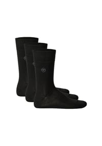 TOM TAILOR - Herren Socken, 3er Pack - Basic, Baumwollmischung, einfarbig - Blau