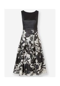 heine - Kleid - schwarz-champagner-bedruckt