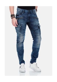 CIPO & BAXX® - Jeans in schmaler Passform, CD-369 - Blau
