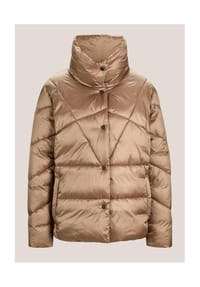 MADELEINE - Wattierte Steppjacke mit Stehkragen - caramel