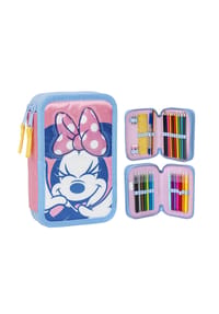 Disney - Disney Minnie Mouse Lustiges Federmäppchen mit Zubehör – Perfektes - 