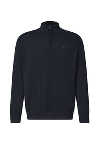 STREET ONE MEN - Strickpullover, Baumwolle, für Herren - 10001 BLACK