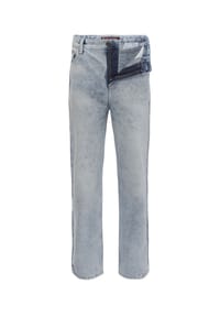 CIPO & BAXX® - Jeanshose CD903 mit Leichte Iceblue-Waschung - BLUE