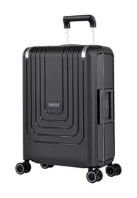eminent - VERTICA II 4-Doppelrollen-Trolley, Hartschale, Kreuzspanngurte, TSA-Zahlenschloss - BLAU