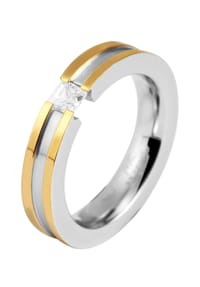 Adelia's - Damen Ring aus Edelstahl - weiß