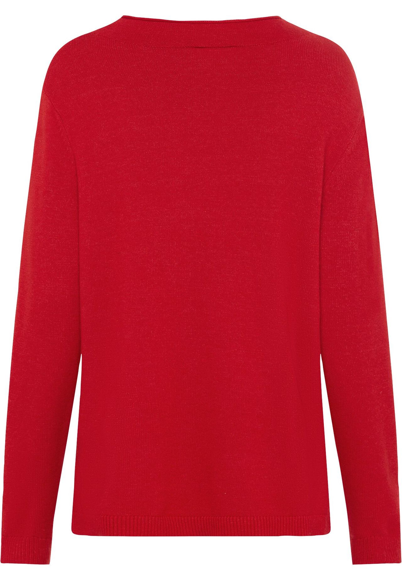 Street One Pullover, RippbüNdchen, FüR Damen, Rot, 42