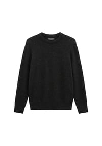 Marc O'Polo - Herren Strickpullover - Knit Pullover Longsleeve, Regular Fit, Rundhals, Grobstrick, Wollanteil - Graubeige