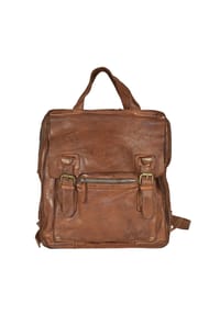 HAROLD'S Submarine - Submarine Rucksack Leder 35 cm - cognac