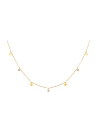 caї SHINY LAYERS - Damen Kette mit Anhänger, 925er Silber  - GELBGOLD