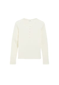 s.Oliver - Langarmshirt, elastisch, für Damen - 0700 WHITE