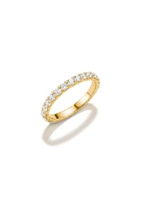 Thomas Sabo - Eternityring mit Zirkonia - gelbgoldfarben